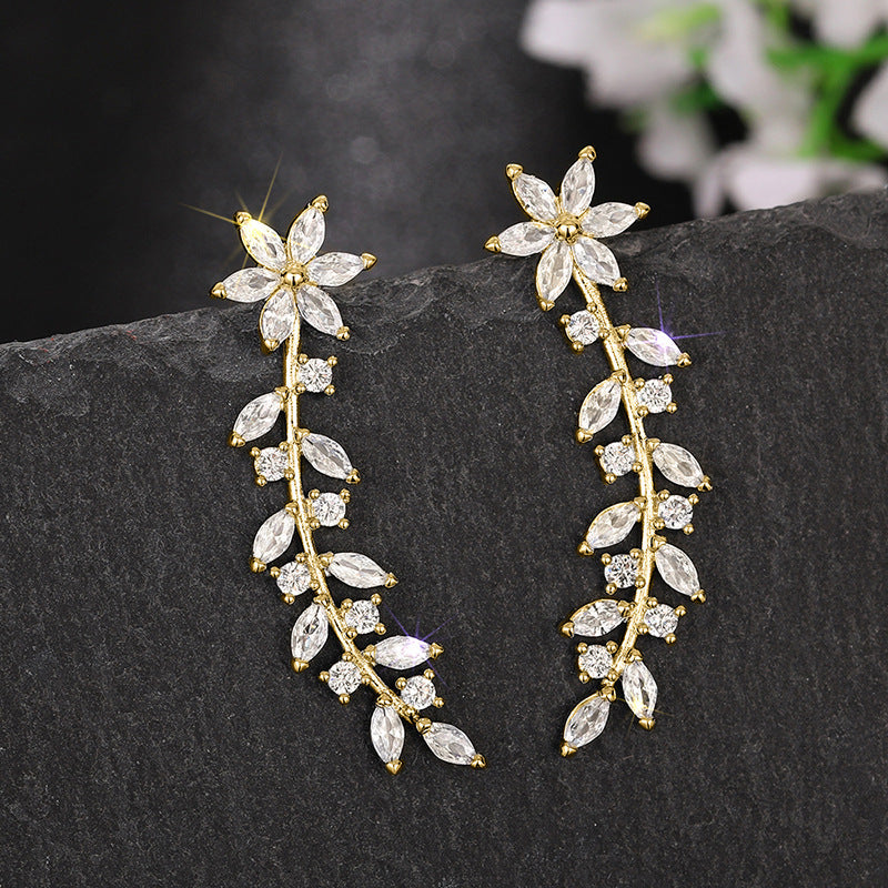 Diamond Blossom Celebrity Earrings