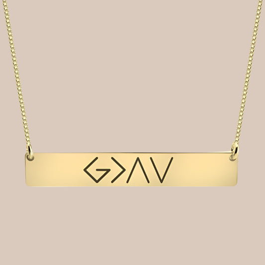 Signature Bar Pendant Necklace