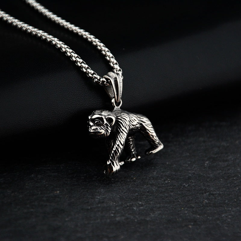 Eternal Titanium Steel Pendant Necklace